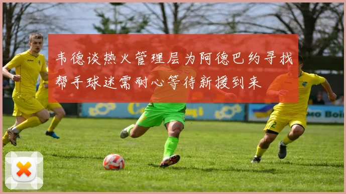 韦德谈热火管理层为阿德巴约寻找帮手球迷需耐心等待新援到来